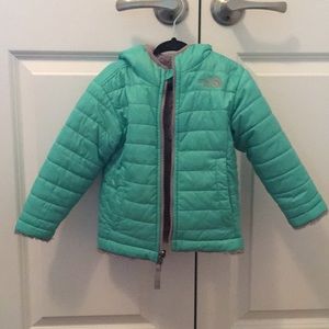 North Face 2t mossbud reversible jacket